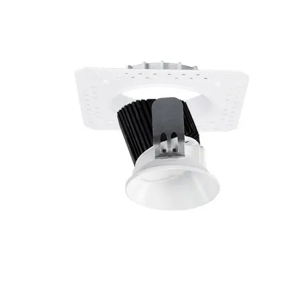 Aether features all of the benefits of a high performance LED recessed downlight including Energy Star® Rating, Wet Location listing, and high output with efficiency. Available in a sleek trimless option which can be spackled directly up to the aperture. At 3.5" in height, the Aether is designed with the difficult to fit jobs in mind.