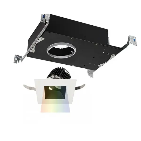 Aether Color Changing is a high-performance recessed downlight with a state-of-the-art color and CCT tuning LED controlled by DMX-512A and 0-10V technology. Available in a variety of trim options including a sleek trimless option which can be spackled directly up to the aperture. At 3.5" in housing height, Aether is designed to fit the most difficult tight plenum spaces.