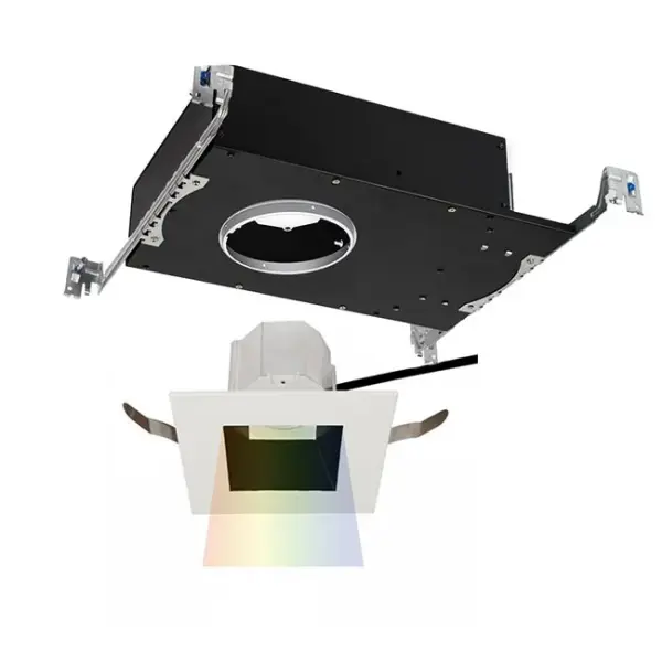 Aether features all of the benefits of a high performance LED recessed downlight including Energy Star® Rating, Wet Location listing, and high output with efficiency. Available in a sleek trimless option which can be spackled directly up to the aperture. At 3.5" in height, the Aether is designed with the difficult to fit jobs in mind.