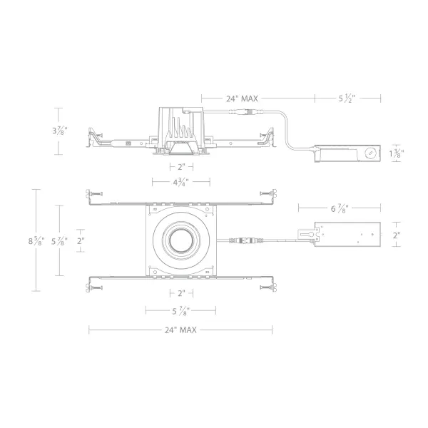 The Workhorse of Modern Lighting. Specializing in integrating technological advancement with forward-thinking design, Ocularc LED luminaires set the standard for residential, commercial and hospitality applications. Featuring a 3-inch aperture, these fixtures utilize single-point LED technology and a clean, efficient design to eliminate hotspots. A diverse range of optical technologies includes versatile Dim-to-Warm, allowing for high 95 CRI pure white 3000K light for a bright task environment or an inviting hotel lobby, or dim it down a warm 1800K to create the perfect mood for cozy living rooms or romantic restaurant seating.