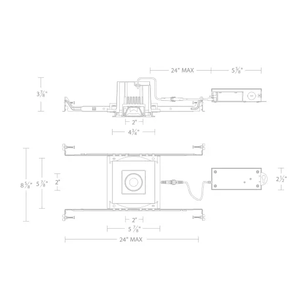Performance Simplified. Specializing in integrating technological advancement with forward-thinking design, Ocularc LED luminaires set the standard for residential, commercial and hospitality applications. High-performance illumination is delivered without hot spots from a single-point LED module with a clean, efficient, and versatile design from a diminutive 3-inch aperture. Its 90+ CRI ensures exceptional color rendering, while versatile dimming protocols enhance control. 5-CCT select includes warm white 2700K, 3000K, 3500K, 4000K, and 5000K.