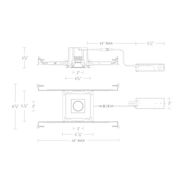 The Workhorse of Modern Lighting. Specializing in integrating technological advancement with forward-thinking design, Ocularc LED luminaires set the standard for residential, commercial and hospitality applications. Featuring a 3-inch aperture, these fixtures utilize single-point LED technology and a clean, efficient design to eliminate hotspots. A diverse range of optical technologies includes versatile Dim-to-Warm, allowing for high 95 CRI pure white 3000K light for a bright task environment or an inviting hotel lobby, or dim it down a warm 1800K to create the perfect mood for cozy living rooms or romantic restaurant seating. Collection: Ocularc Finish: Black Width: 8.56" Height: 3.94" Length: 14.25" Weight: 2.82 lb Extension from Wall: 14.25" Bulbs Included Number of Bulbs: 1 Maximum Wattage: 11.00 W Bulb Type: Module Light Source: LED Delivered Lumens: 745.00 lm Color Temperature: 1800 K CRI: 95 Dimmable Beam Spread: 19.00° Rated Average Life: 50000 Voltage: 120.00 V Material: Die-cast aluminum trim with aluminum heat sink Country of Origin: China Safety Listing: ETL, cETL LED Manufacturer Warranty: 5 year