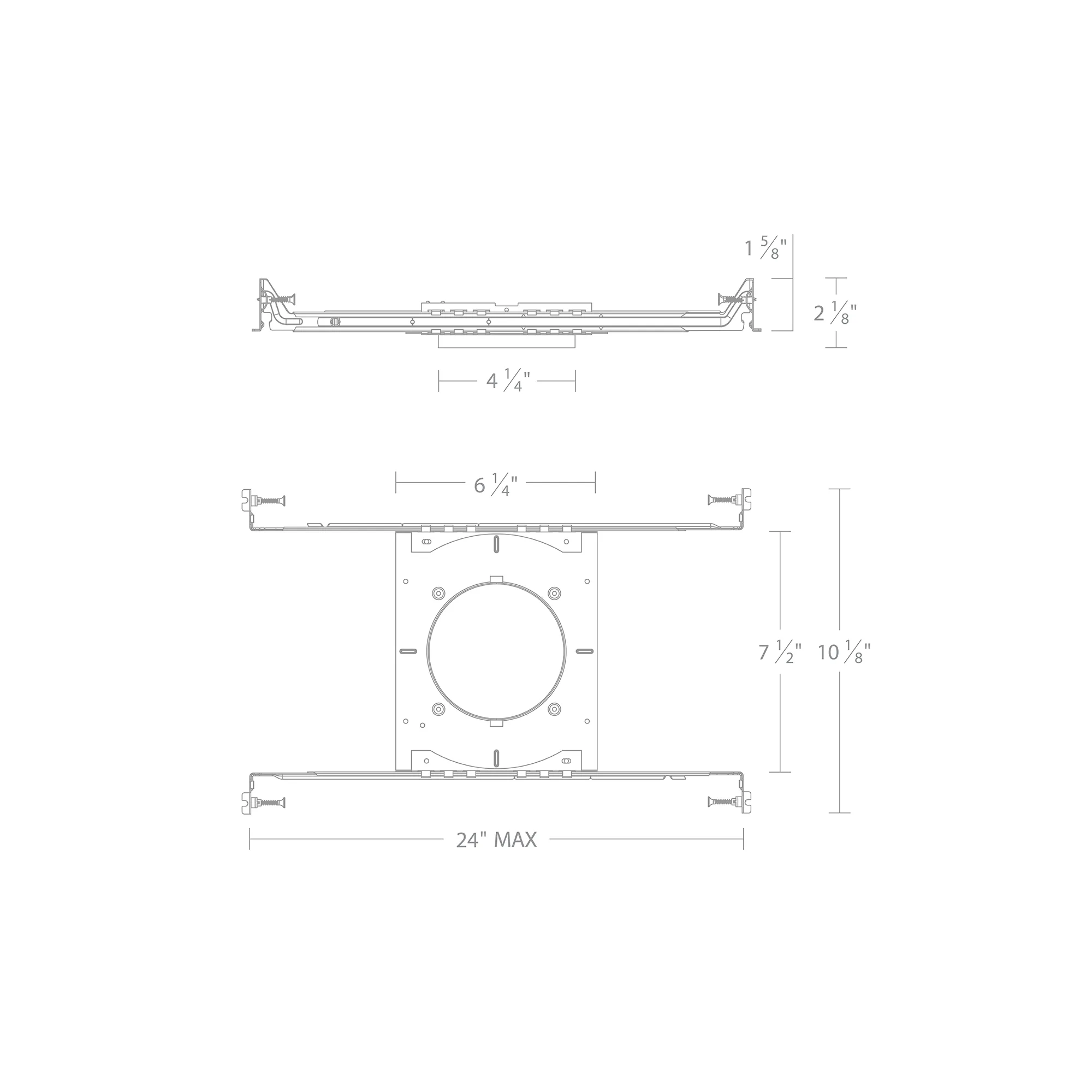 Kenric 3.5In Rd Frame-In Kit