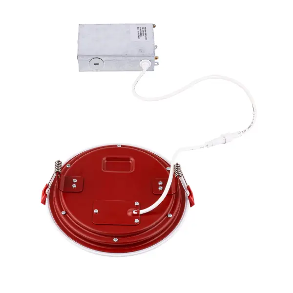 Fire rated to reduce the spread of flames and maintain the integrity of the ceiling.