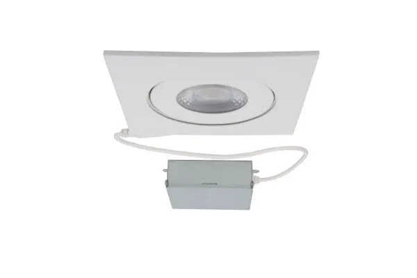 The wafer-thin Lotos LED Recessed Kit with remote driver combines high quality light output and efficiency while eliminating the need for a large housing. This innovative design can be installed easily as a remodel or new construction with an optional frame-in kit sold separately. Lotos is available in a downlight version for general ambient lighting and an adjustable version with a gimbal that pivots 360 degrees on a hinge. Now available with 5-CCT options.