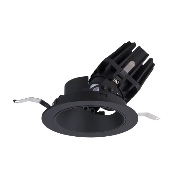 The FQ Recessed series offers a complete line of high performance LED luminaires that provide outstanding functionality and quality. The series features superlative glare control with 30° shielding, 45° vertical tilting and 360° horizontal rotation, and uniform floor-to-ceiling wall washing. Multiple power level options and a full line of round and square, trimmed and trimless luminaires offer versatile solutions for various lighting applications. Easy to order, install, and service. Collection: 4In Fq Downlights Sub-Brand: WAC Lighting Finish: Black Notes: Fq 4" Round Adjustable Trim Dim-To-Warm Black Width: 5.50" Height: 5.50" Length: 5.50" Weight: 1.35 lb Extension from Wall: 5.50" Bulbs Included Number of Bulbs: 1 Maximum Wattage: 19.00 W Bulb Type: Module Light Source: LED Delivered Lumens: 1255.00 lm Color Temperature: 1800 K CRI: 90 Dimmable Beam Spread: 50.00° Rated Average Life: 50000 Material: Durable die-cast aluminum trim with aluminum heat sink Country of Origin: China Safety Listing: ETL, cETL LED Manufacturer Warranty: 5 Year