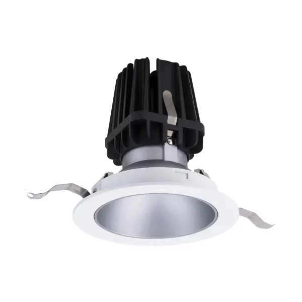 The FQ Recessed series offers a complete line of high performance LED luminaires that provide outstanding functionality and quality. The series features superlative glare control with 30° shielding, 45° vertical tilting and 360° horizontal rotation, and uniform floor-to-ceiling wall washing. Multiple power level options and a full line of round and square, trimmed and trimless luminaires offer versatile solutions for various lighting applications. Easy to order, install, and service. Collection: 4In Fq Downlights Sub-Brand: WAC Lighting Finish: Haze/White Notes: Fq 4" Round Downlight Trim 930 Haze/White Width: 5.50" Height: 5.38" Length: 5.50" Weight: 1.30 lb Extension from Wall: 5.50" Bulbs Included Number of Bulbs: 1 Maximum Wattage: 28.00 W Bulb Type: Module Light Source: LED Delivered Lumens: 2495.00 lm Color Temperature: 3000 K CRI: 90 Dimmable Beam Spread: 50.00° Rated Average Life: 50000 Material: Durable die-cast aluminum trim with aluminum heat sink Country of Origin: China Safety Listing: ETL, cETL LED Manufacturer Warranty: 5 Year