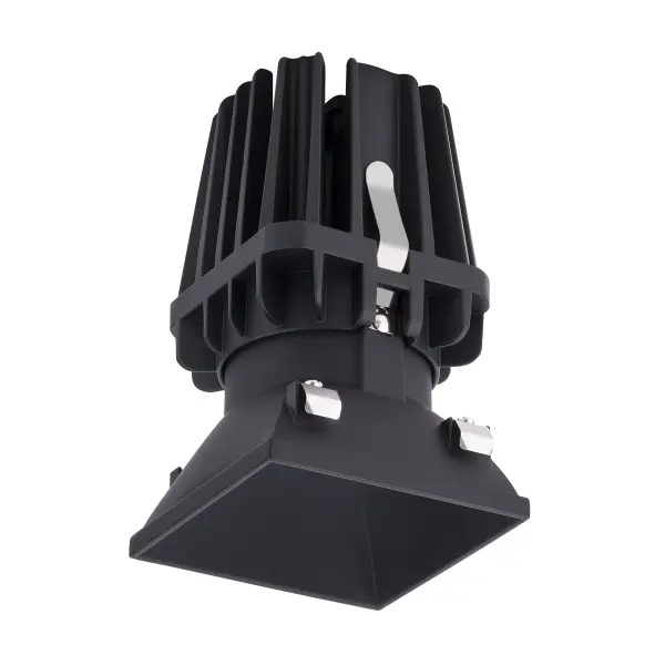 The FQ Recessed series offers a complete line of high performance LED luminaires that provide outstanding functionality and quality. The series features superlative glare control with 30° shielding, 45° vertical tilting and 360° horizontal rotation, and uniform floor-to-ceiling wall washing. Multiple power level options and a full line of round and square, trimmed and trimless luminaires offer versatile solutions for various lighting applications. Easy to order, install, and service. Collection: 4In Fq Downlights Finish: Black Width: 3.00" Height: 5.25" Length: 3.00" Weight: 1.04 lb Extension from Wall: 3.00" Bulbs Included Number of Bulbs: 1 Maximum Wattage: 28.00 W Bulb Type: Module Light Source: LED Delivered Lumens: 2595.00 lm Color Temperature: 4000 K CRI: 90 Dimmable Beam Spread: 50.00° Rated Average Life: 50000 Material: Durable die-cast aluminum trim with aluminum heat sink Country of Origin: China Safety Listing: ETL, cETL LED Manufacturer Warranty: 5 Year