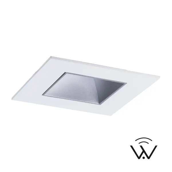 FQ (Function + Quality) 4" recessed luminaires are simple and versatile. Combining modern design with world-class performance to achieve the ultimate function and flexibility, these fixtures feature Tunable White 1800-4000K technology built into each luminaire, allowing you to select the best white light to illuminate dining areas, great rooms, primary bedrooms, kitchens, and baths on the fly. Enjoy the benefits of two fixtures in one with Tunable White 1800-4000K and Dim-to-Warm 3000K-1800K features built into the luminaires, allowing you to customize the best light to illuminate dining areas, great rooms, primary bedrooms, kitchens, and baths on the fly. Deep regressed light sources deliver a glare-free, quiet ceiling aesthetic for a clean architectural look while deploying up to 1900 lumens for robust output. Collection: 4In Fq Downlights Finish: Haze/White Width: 5.25" Height: 5.25" Length: 5.25" Weight: 1.39 lb Extension from Wall: 5.25" Bulbs Included Number of Bulbs: 1 Maximum Wattage: 26.00 W Bulb Type: Module Light Source: LED Delivered Lumens: 1870.00 lm Color Temperature: 1800 K CRI: 90 Dimmable Beam Spread: 55.00° Rated Average Life: 50000 Material: Durable die-cast aluminum trim with aluminum heat sink Country of Origin: China Safety Listing: ETL, cETL LED Manufacturer Warranty: 5 Year