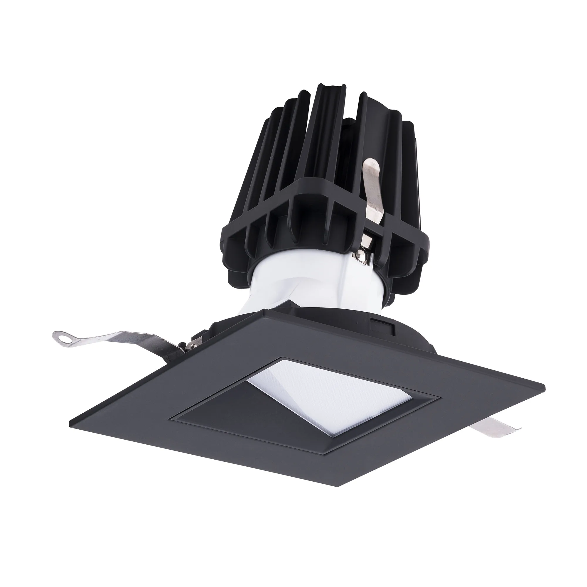 4In Fq Downlights LED Wall Wash Trim in Black