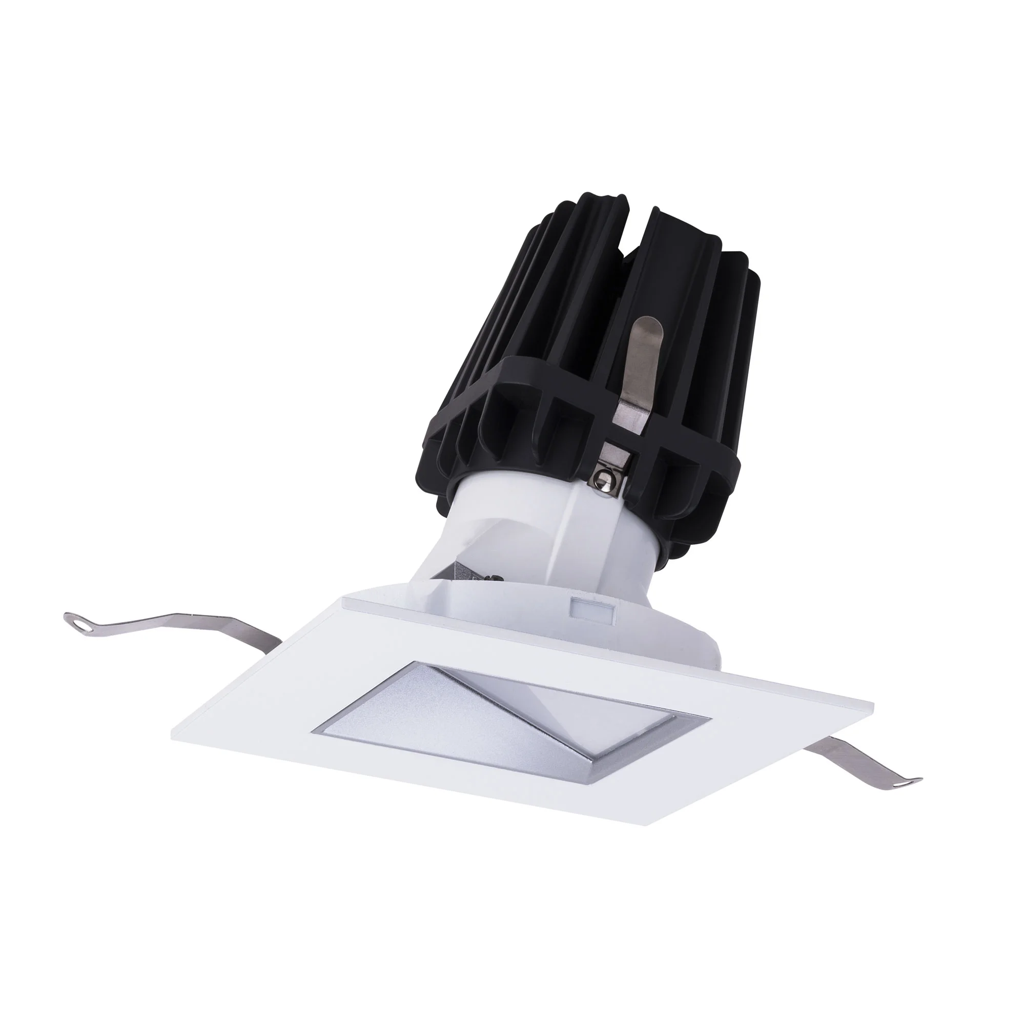 4In Fq Downlights LED Wall Wash Trim in Haze/White