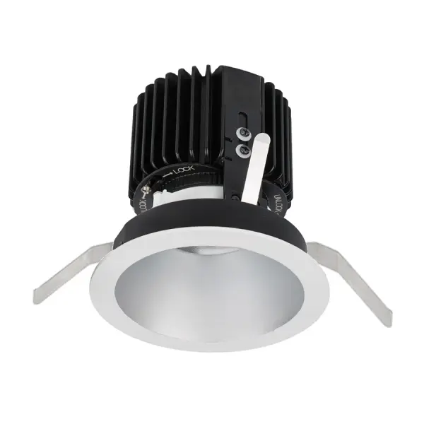 Volta LED downlight series represents an innovation in design and technology for architectural lighting. This high lumen and adaptable family of fixtures with a comprehensive set of round and square fittings, affords a sustainable solution for commercial, corporate, and upscale residential applications. Collection: Volta Sub-Brand: WAC Lighting Finish: Haze White Notes: Volta Round Trim With LED Light Engine Spot 15 Beam 4000K Cool White In Haze White Width: 6.00" Height: 7.00" Length: 6.00" Weight: 2.28 lb Extension from Wall: 6.00" Bulbs Included Number of Bulbs: 1 Maximum Wattage: 36.00 W Bulb Type: Module Bulb Base: LED Module Light Source: LED Light Output: 1466.00 lm Delivered Lumens: 717.00 lm Color Temperature: 4000 K CRI: 85 Dimmable Beam Spread: 15.00° Rated Average Life: 50000 Voltage: 120.00 V Material: Durable die-cast aluminum construction Country of Origin: China Safety Listing: ETL, cETL Safety Rating: ETL, cETL LED Manufacturer Warranty: 5 Year Functional, 2 Year Finish Parts Diagram