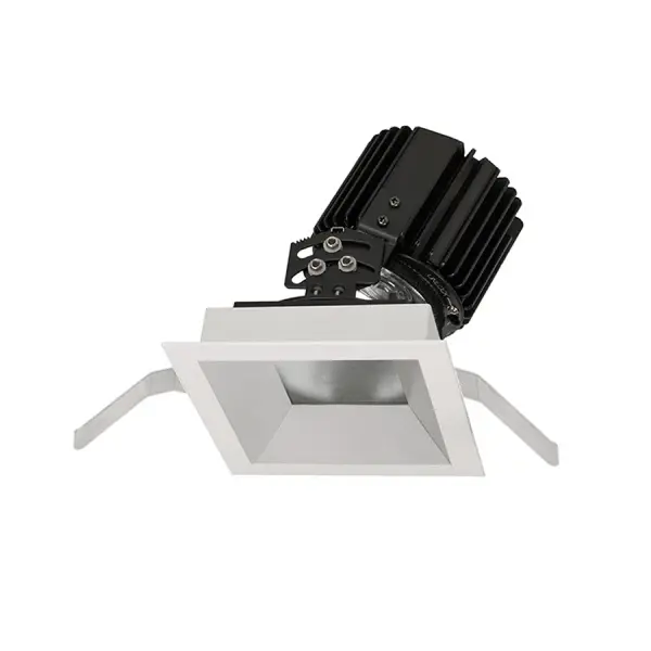 Volta LED downlight series represents an innovation in design and technology for architectural lighting. This high lumen and adaptable family of fixtures with a comprehensive set of round and square fittings, affords a sustainable solution for commercial, corporate, and upscale residential applications. Collection: Volta Sub-Brand: WAC Lighting Finish: Haze White Notes: Volta Square Adjustable Trim With LED Light Engine Spot 15 Beam 4000K Cool White In Haze White Width: 6.00" Height: 7.00" Length: 6.00" Weight: 2.81 lb Extension from Wall: 6.00" Bulbs Included Number of Bulbs: 1 Maximum Wattage: 36.00 W Bulb Type: Module Bulb Base: LED Module Light Source: LED Light Output: 1276.00 lm Delivered Lumens: 581.00 lm Color Temperature: 4000 K CRI: 85 Dimmable Beam Spread: 15.00° Rated Average Life: 50000 Voltage: 120.00 V Material: Durable die-cast aluminum construction Country of Origin: China Safety Listing: ETL, cETL Safety Rating: ETL, cETL LED Manufacturer Warranty: 5 Year Functional, 2 Year Finish Parts Diagram
