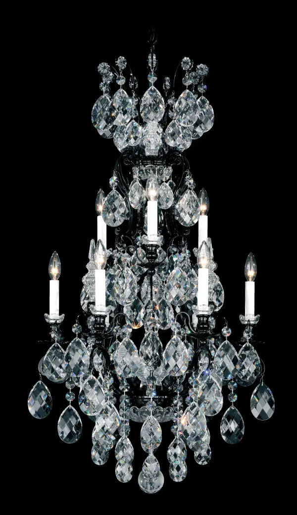 Complex, formal, and richly detailed, Renaissance is inspired by the power and prosperity of the House of Medici family whose influence on art and architecture spread widely across Europe.  Honoring the historiography of the period, this Schonbek magnificently bestows riches and jewels beyond imagination.