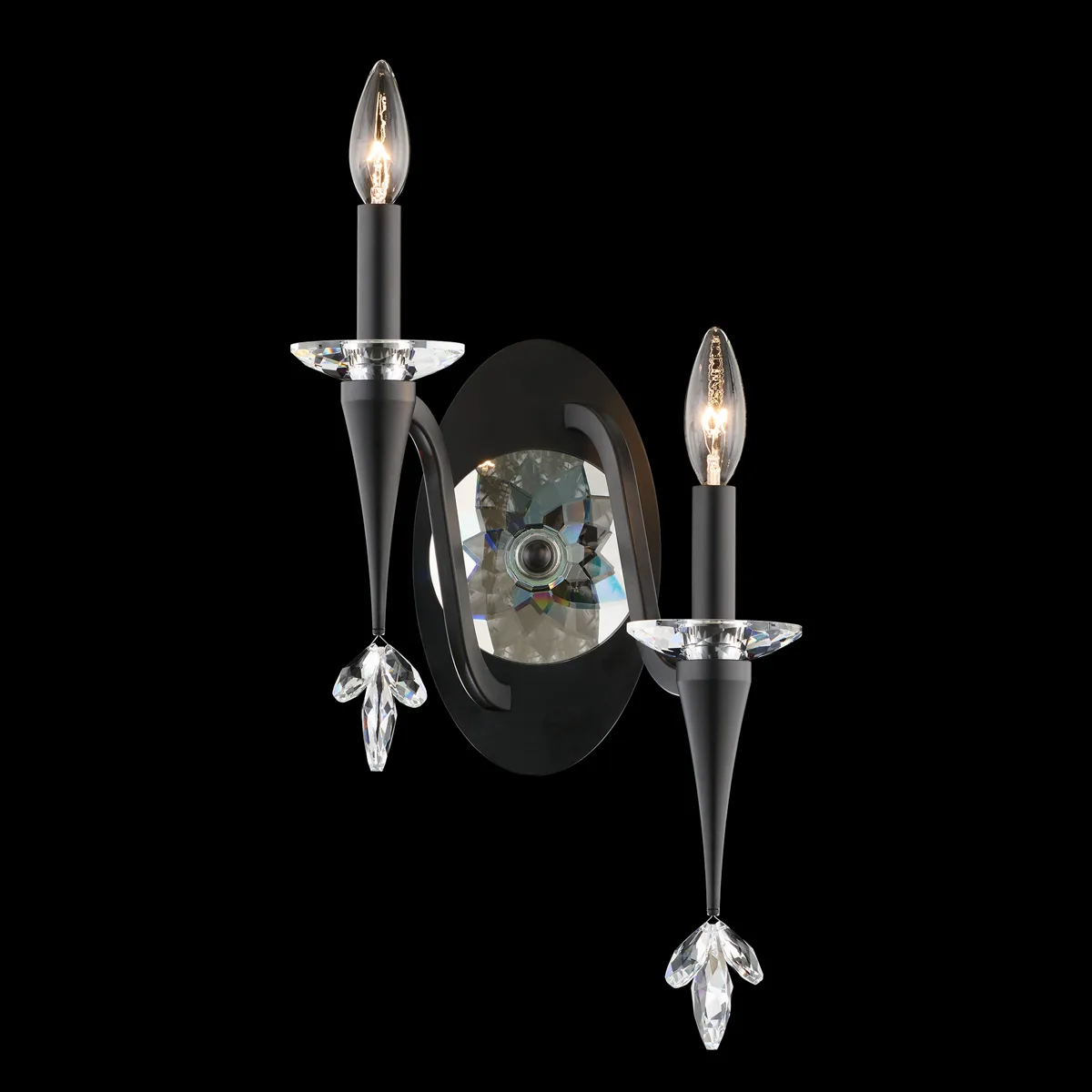 Waverly 2 Light 120V Wall Sconce in Heirloom Gold with Clear Radiance® Crystal