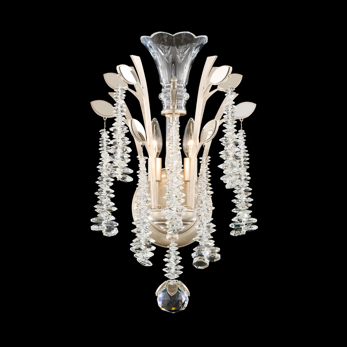 MacLyn 3 Light 120V Wall Sconce in Heirloom Gold with Clear Radiance® Crystal