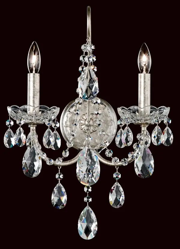 Slender elongated tapers set on delicate bobeches drip with classical Heritage Handcut® Crystals. With lyrical scrollwork and emphasis on symmetry and ornamentation, Sonatina is a fine example of the Italianate style.