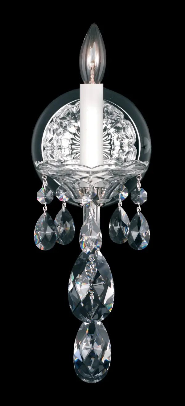 Celebrate classical heritage with the Sterling Collection. These authentic Bohemian crystal Schonbeks are historically patterned with hand-formed crystal arms, finely cut pendants, columns and bobeches. Painstakingly crafted using the same care as the guild masters of old, a Sterling is a magnificent centerpiece fit for a ball in any age.