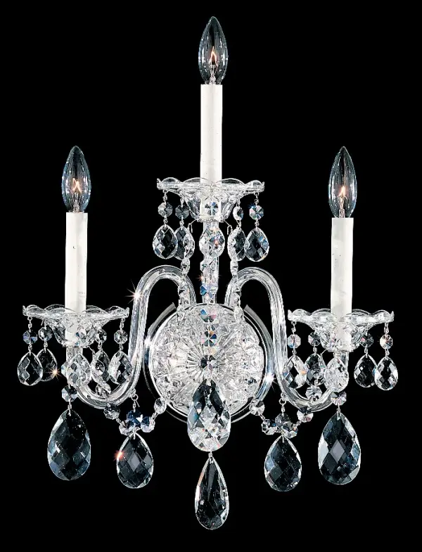 Celebrate classical heritage with the Sterling Collection. These authentic Bohemian crystal Schonbeks are historically patterned with hand-formed crystal arms, finely cut pendants, columns and bobeches. Painstakingly crafted using the same care as the guild masters of old, a Sterling is a magnificent centerpiece fit for a ball in any age.