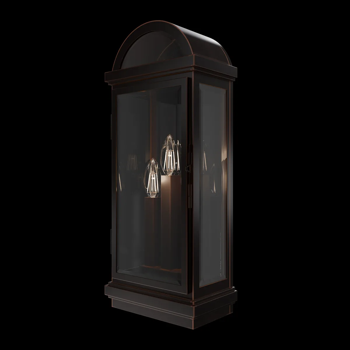 Villenova 3 Light 120V Outdoor Wall Lighting in Oil Rubbed Bronze