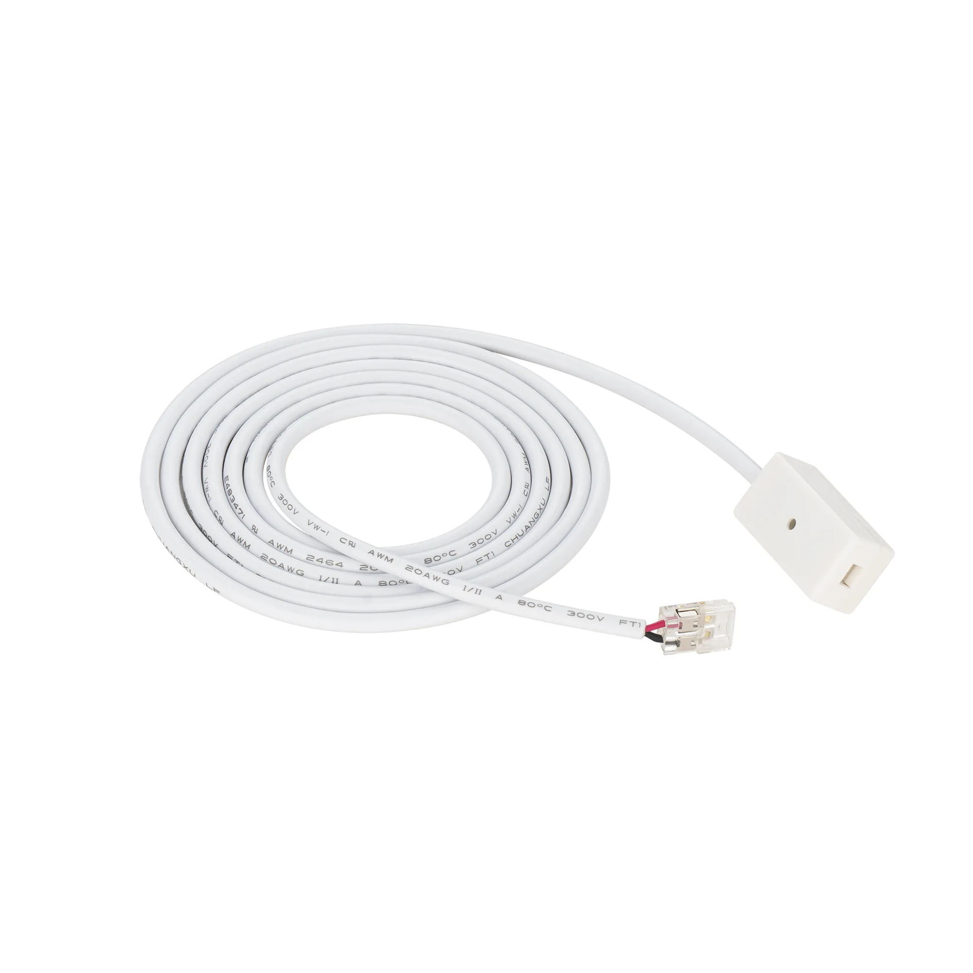 Invisiled Duet Extension Cable in WHITE