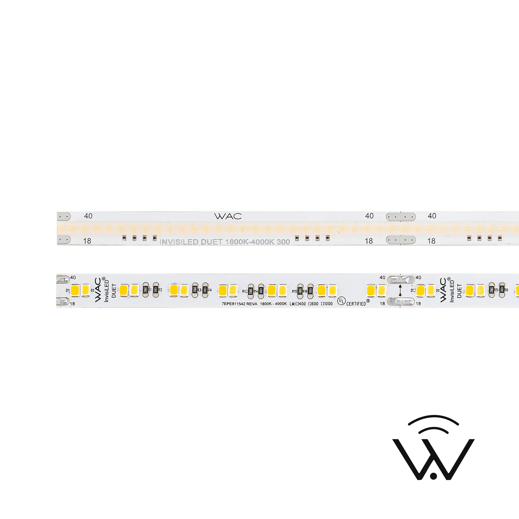 Invisiled Duet LED Tape Light in WHITE