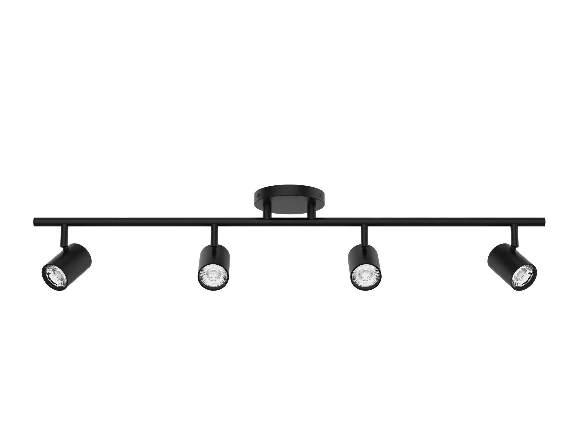 Pipe LED 4 Light Fixed Rail