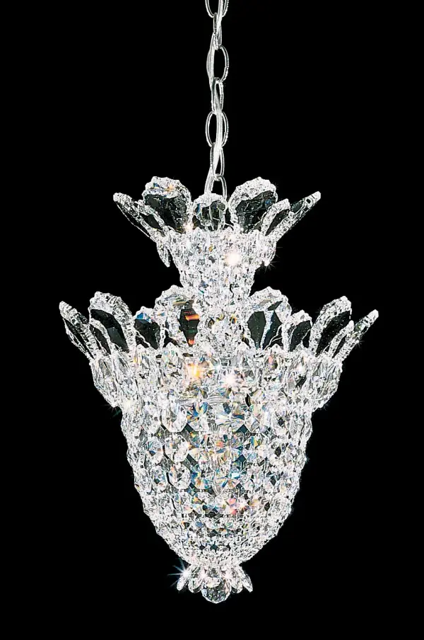 Crowned with identifying crystal pendeloques that fringe the collection, Trilliane blends the grandeur of antiquity with the frosted opulence of an all-crystal masterpiece.  Evoke the enchantment of living as a European royal of a bygone era.