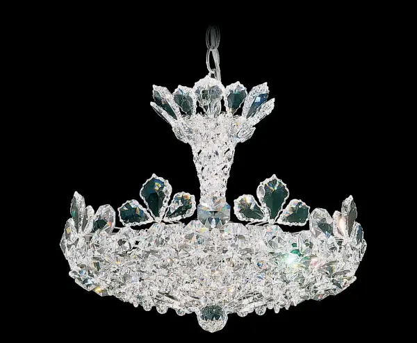 Crowned with identifying crystal pendeloques that fringe the collection, Trilliane blends the grandeur of antiquity with the frosted opulence of an all-crystal masterpiece.  Evoke the enchantment of living as a European royal of a bygone era.