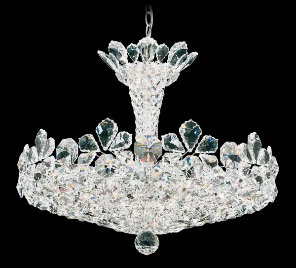 Crowned with identifying crystal pendeloques that fringe the collection, Trilliane blends the grandeur of antiquity with the frosted opulence of an all-crystal masterpiece.  Evoke the enchantment of living as a European royal of a bygone era.