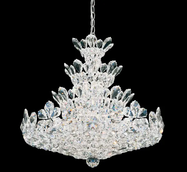 Crowned with identifying crystal pendeloques that fringe the collection, Trilliane blends the grandeur of antiquity with the frosted opulence of an all-crystal masterpiece.  Evoke the enchantment of living as a European royal of a bygone era.