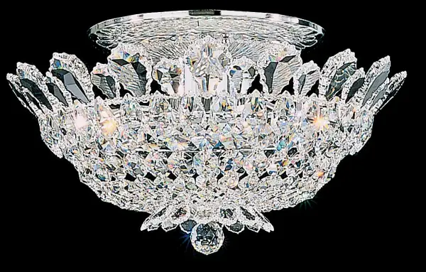 Crowned with identifying crystal pendeloques that fringe the collection, Trilliane blends the grandeur of antiquity with the frosted opulence of an all-crystal masterpiece.  Evoke the enchantment of living as a European royal of a bygone era.