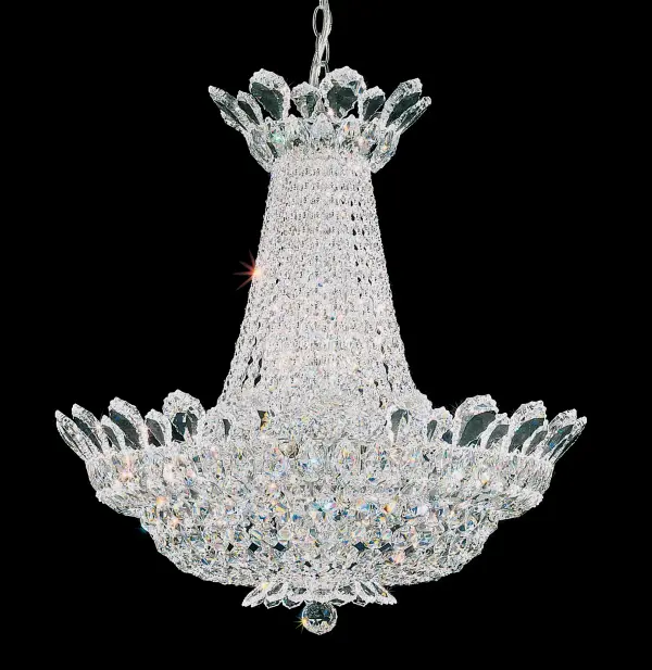 Crowned with identifying crystal pendeloques that fringe the collection, Trilliane blends the grandeur of antiquity with the frosted opulence of an all-crystal masterpiece.  Evoke the enchantment of living as a European royal of a bygone era.
