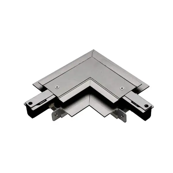 Recessed L connector (right) for W Track system. Collection: W Track Sub-Brand: WAC Lighting Finish: Black Notes: Recessed L Connector (Right) For W Track In Black Width: 1.70" Height: 7.13" Length: 7.13" Weight: 1.41 lb Extension from Wall: 7.13" Light Source: LED Voltage: 277.00 V Country of Origin: China Safety Listing: UL, cUL Safety Rating: UL, cUL LED Manufacturer Warranty: 5 Year Parts Diagram