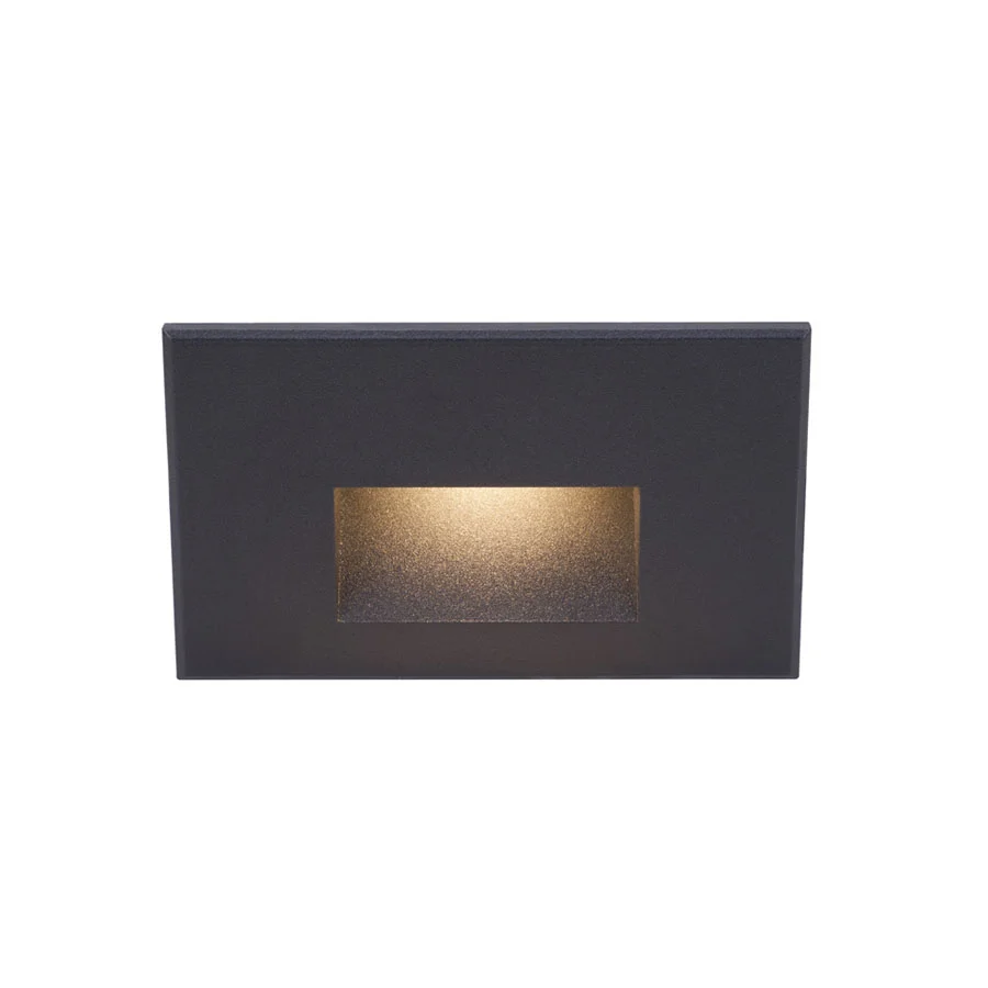 Endurance Step And Wall Lights LED Step and Wall Light in Black on Aluminum