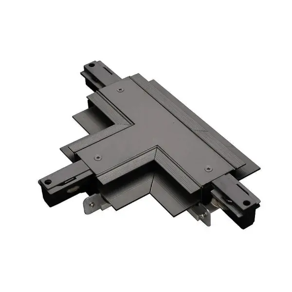Recessed T connector (left) for W Track system. Collection: W Track Sub-Brand: WAC Lighting Finish: Black Notes: Recessed T Connector (Left) For W Track In Black Width: 7.13" Height: 1.70" Length: 10.20" Weight: 1.54 lb Extension from Wall: 10.20" Light Source: LED Voltage: 120.00 V Country of Origin: China Safety Listing: UL, cUL Safety Rating: UL, cUL LED Manufacturer Warranty: 5 Year Parts Diagram