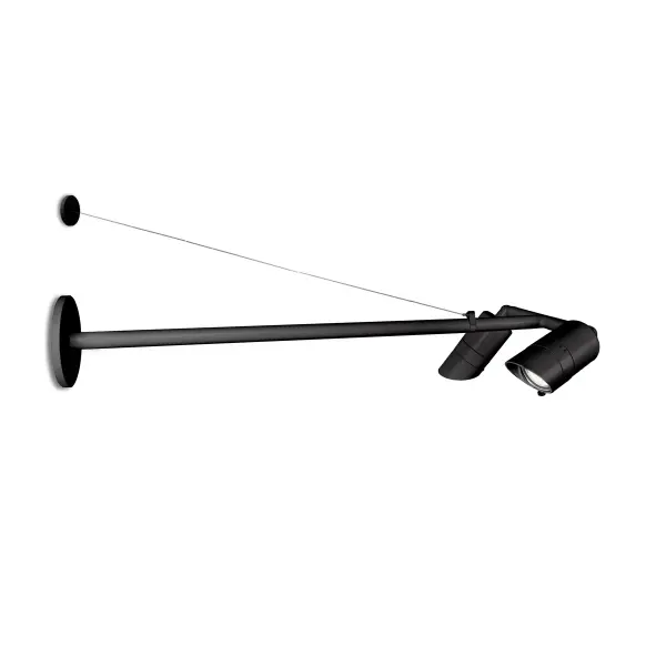 Simplicity meets function in this one size fits most applications signage light. The WAC Lighting Endurance™ Signage Light features continuous beam adjustment from 60° flood to 15° spot, eliminating the process of choosing beam angles. Factory sealed water tight and IP66 Rated for protection against high-pressure water jets and outdoor elements. Extendable up to 48" from a sign or facade with an optional safety cable included - recommended for extensions beyond 36".