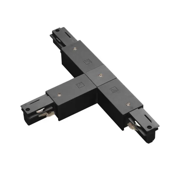 T connector (right) for W Track system. Collection: W Track Sub-Brand: WAC Lighting Finish: Black Notes: T Connector (Right) For W Track In Black Width: 7.06" Height: 1.73" Length: 10.20" Weight: 0.79 lb Extension from Wall: 10.20" Light Source: LED Voltage: 120.00 V Country of Origin: China Safety Listing: UL, cUL Safety Rating: UL, cUL LED Manufacturer Warranty: 5 Year Parts Diagram