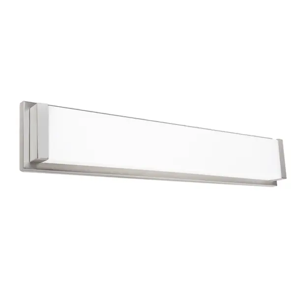 With soft illumination diffused through translucent acrylic, Metro adds a clean, modern look to baths and other types of modern décor.