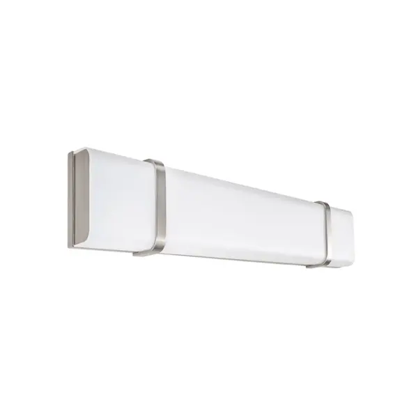With soft illumination diffused through translucent acrylic, Link adds a clean, modern look to baths and other types of modern décor.