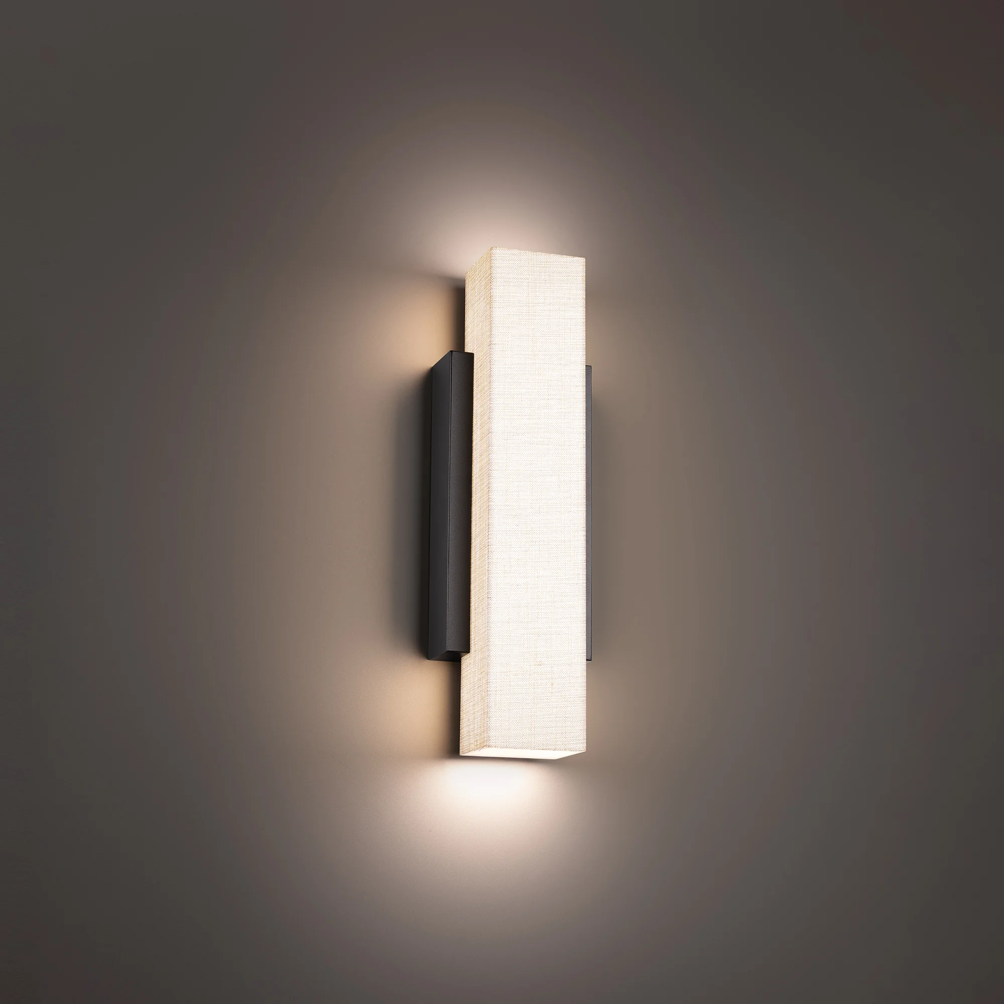 Volga LED Wall Sconce in Black