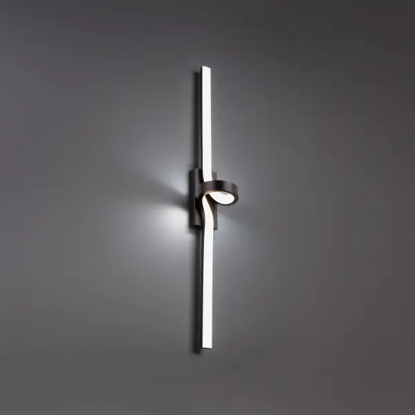 A twist of illumination. Elegant contours offering gracefully bending light.