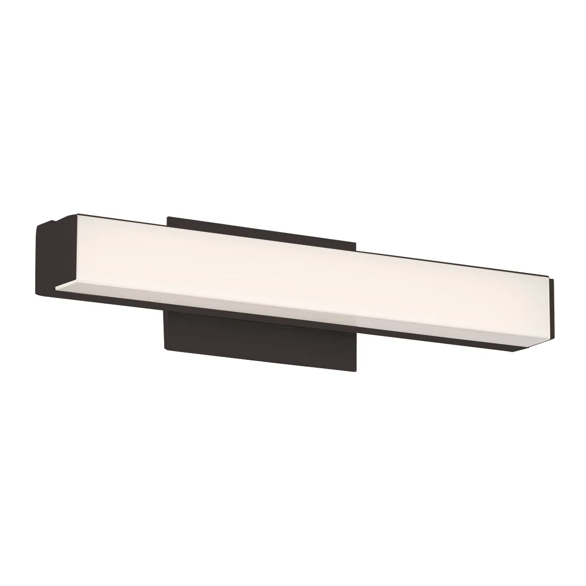 Brink LED Bathroom Vanity in Brushed Black