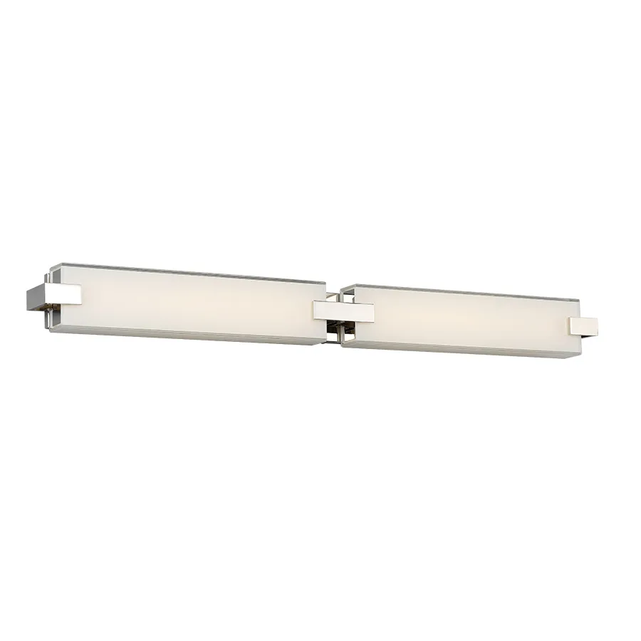 Bliss LED Bathroom Vanity in Polished Nickel