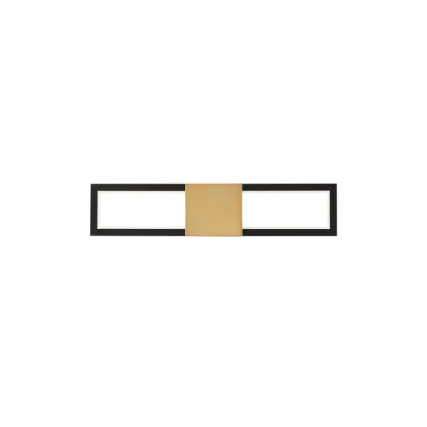 Plane geometry. This layered design features a sleek, illuminated rectangle punctuated by an opaque square, bringing substance to style.