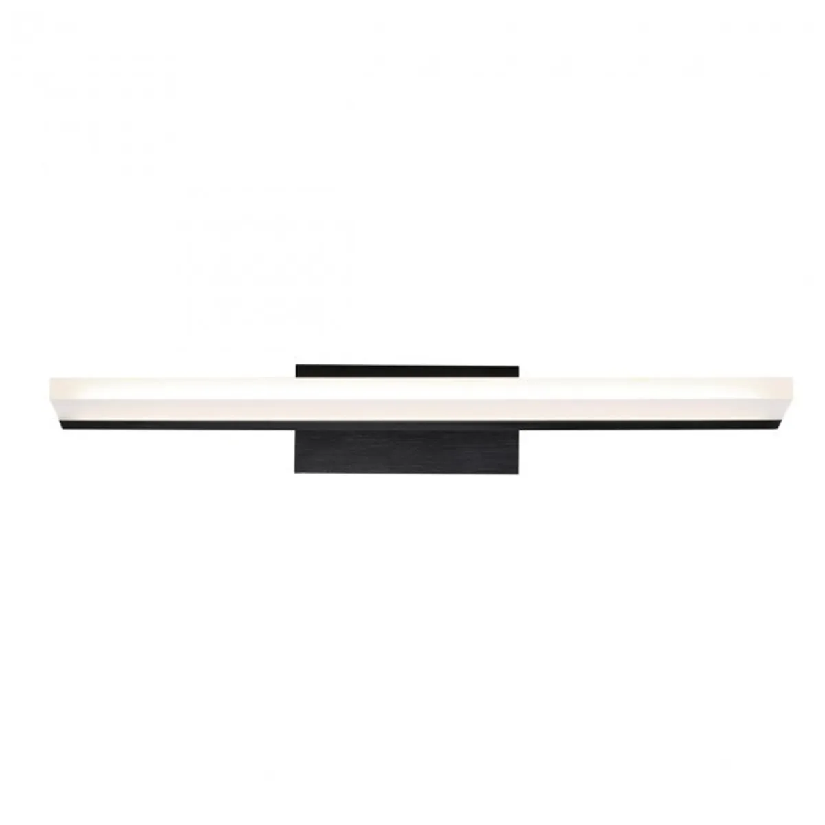 Level LED Bathroom Vanity in Brushed Black