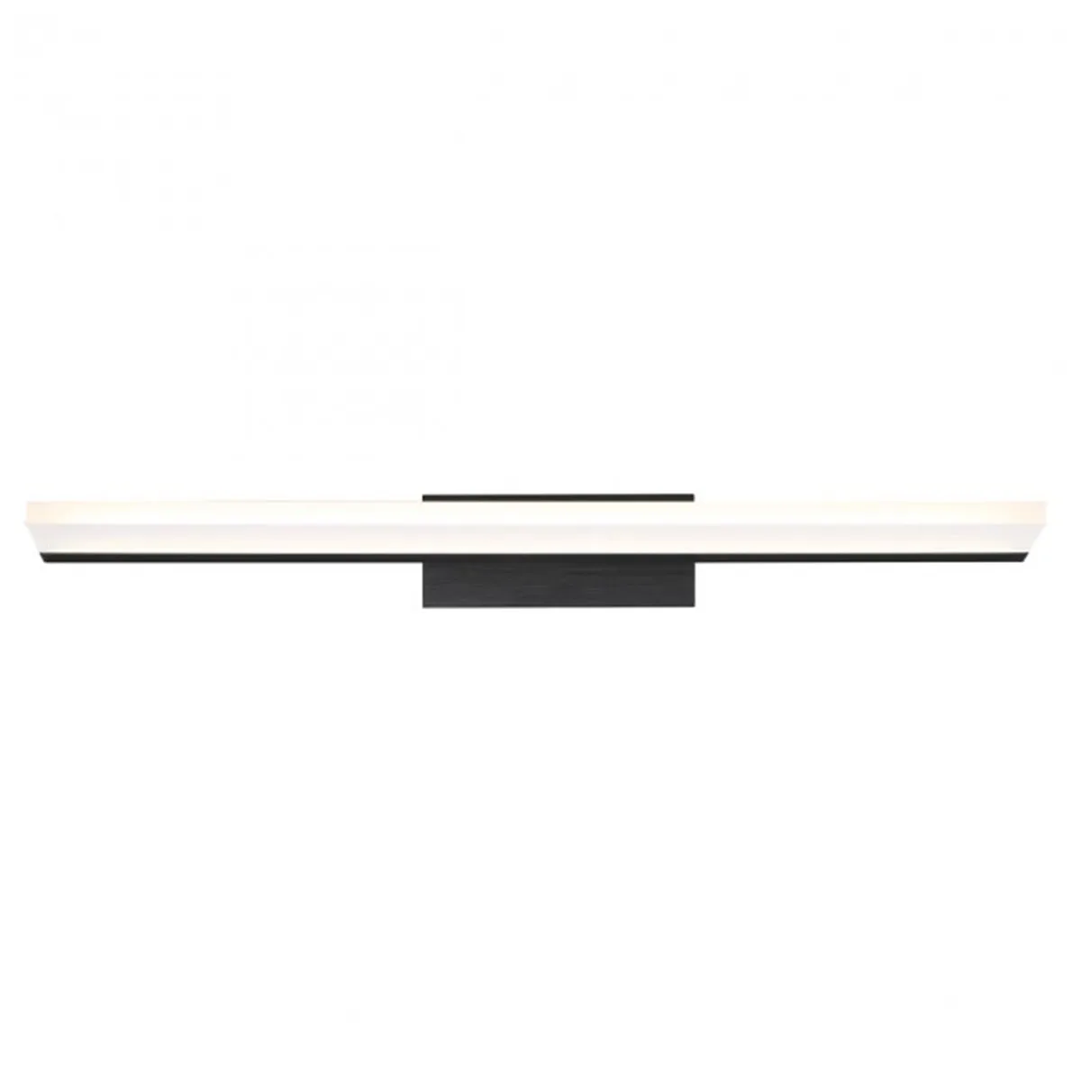 Level LED Bathroom Vanity in Brushed Black