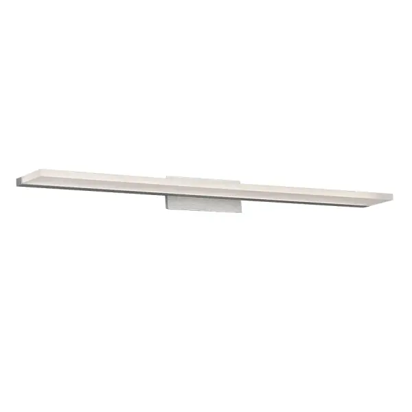 Designed to fit into today's distinctive bathrooms. Level features a sleek acrylic shade and a rich finish. Sure to enhance a variety of transitional bathrooms and powder rooms with a clean look and balanced, consistent illumination.