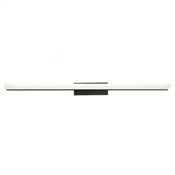 Designed to fit into today's distinctive bathrooms. Level features a sleek acrylic shade and a rich finish. Sure to enhance a variety of transitional bathrooms and powder rooms with a clean look and balanced, consistent illumination. Collection: Level Sub-Brand: DweLED Finish: Brushed Black Notes: Level 36" LED Bath & Wall Light 3500K In Black Width: 5.00" Height: 3.00" Length: 37.00" Weight: 4.85 lb Extension from Wall: 37.00" Bulbs Included Number of Bulbs: 1 Maximum Wattage: 30.00 W Bulb Type: Module Bulb Base: LED Module Light Source: LED Light Output: 2561.00 lm Delivered Lumens: 1762.00 lm Color Temperature: 3500 K CRI: 90 Dimmable Rated Average Life: 54000 Voltage: 120.00 V Material: Aluminum body with thin frosted acrylic diffuser Country of Origin: China Safety Listing: ETL, cETL Safety Rating: ETL, cETL LED Manufacturer Warranty: 5 Year Functional, 2 Year Finish Parts Diagram