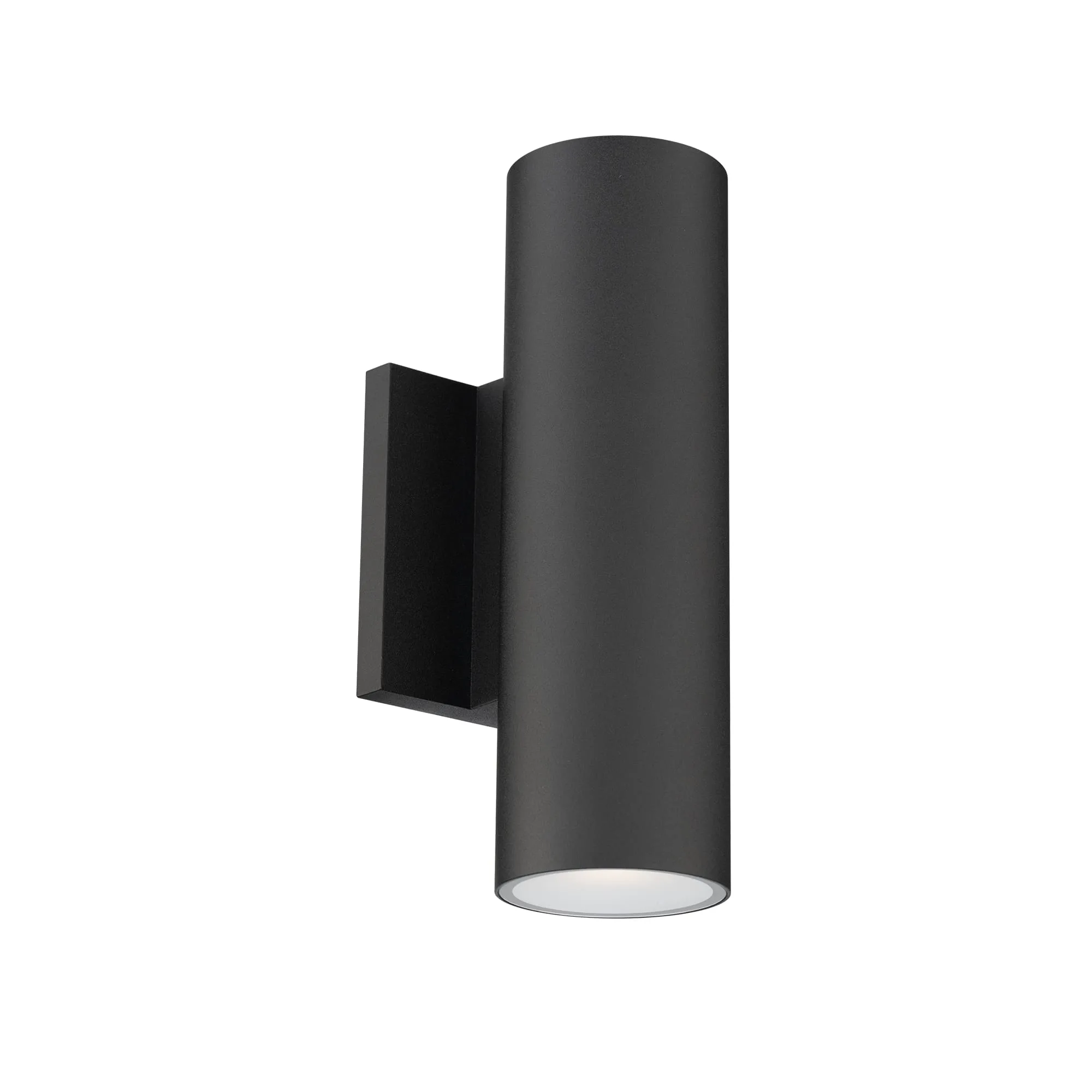 Cylinder LED Wall Sconce in Black